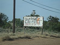 USA - Querino Canyon AZ - Town Sign (24 Apr 2009)